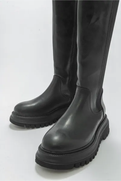 LuviShoes Shadow Black Women's Boots