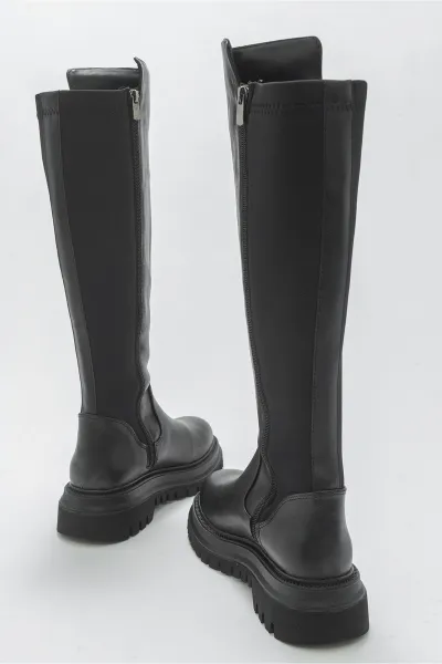 LuviShoes Shadow Black Women's Boots