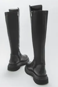 LuviShoes Shadow Black Women's Boots