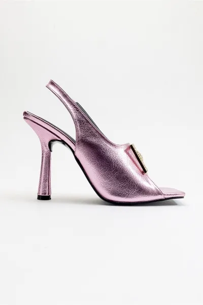 LuviShoes Olney Pink Women's Heels Shoes
