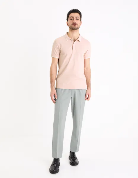 Staroružové pánske basic polo tričko Celio Decolrayeb