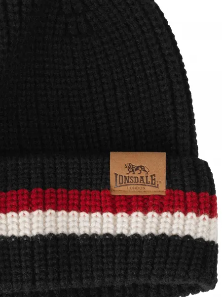 Lonsdale Unisex scarf and beanie set