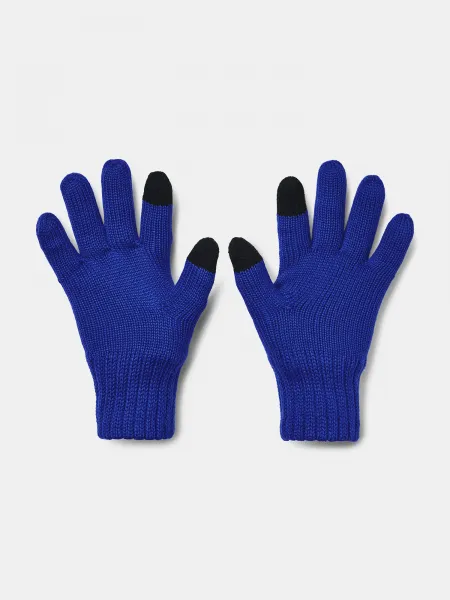 Modré športové rukavice Under Armour UA Halftime Wool