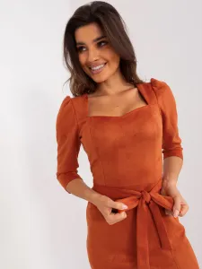 Dress-LK-SK-509131.11-dark orange