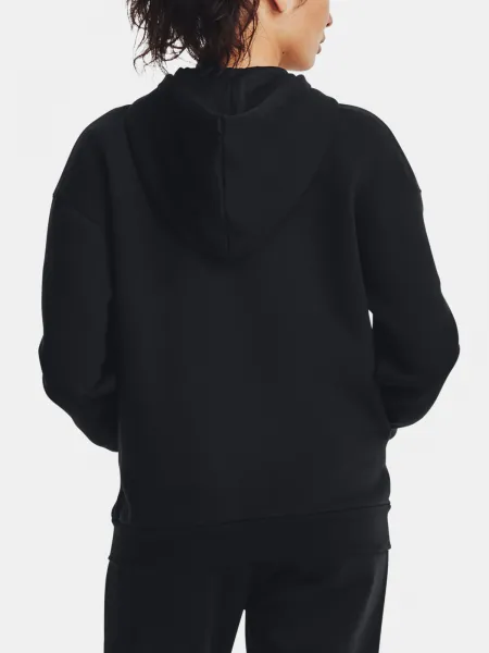 Čierna mikina Under Armour Essential Fleece FZ