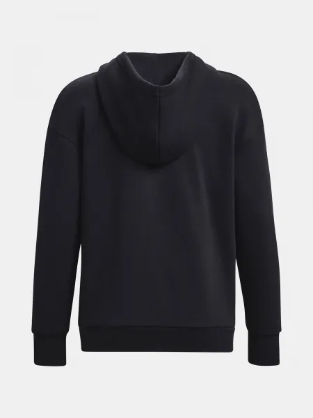 Čierna mikina Under Armour Essential Fleece FZ