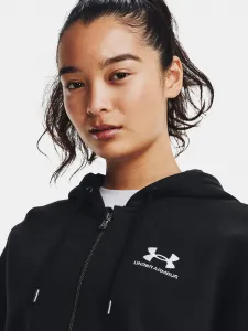 Čierna mikina Under Armour Essential Fleece FZ