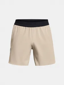 Kraťasy pre mužov Under Armour - svetlohnedá