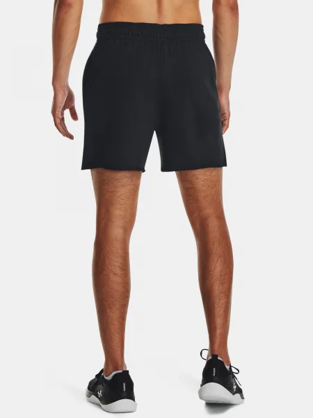 Čierne športové kraťasy Under Armour UA Rival Terry 6in Short