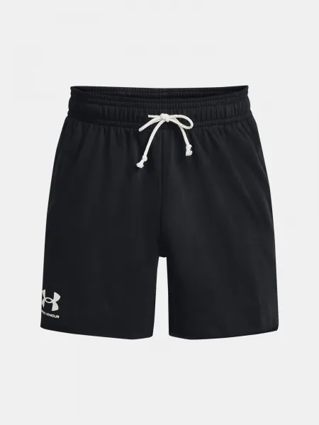 Čierne športové kraťasy Under Armour UA Rival Terry 6in Short