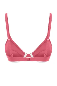 Trendyol Fuchsia Balconette Textured Bikini Top