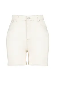 Trendyol Curve Ecru Mom Shorts & Bermuda
