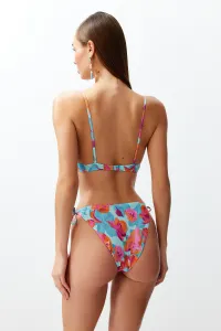 Trendyol Floral Patterned Balcony Tunnel Regular Bikini Set