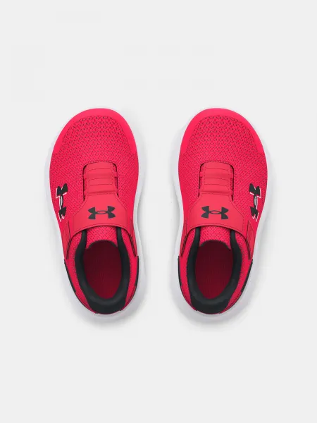 Červené športové tenisky Under Armour UA BINF Surge 4 AC