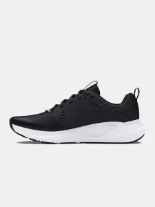 Čierne kožené športové tenisky Under Armour UA Charged Commit TR 4
