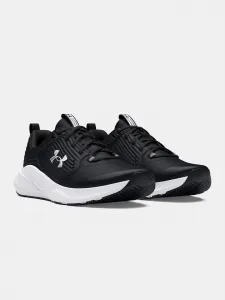 Čierne kožené športové tenisky Under Armour UA Charged Commit TR 4
