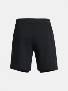 Čierne športové kraťasy Under Armour UA LAUNCH 7'' 2-IN-1 SHORTS