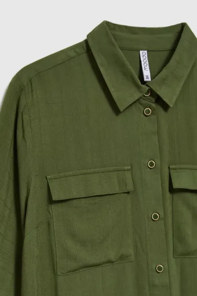 Marisse Women's Shirt L-Ko-4314 Khaki