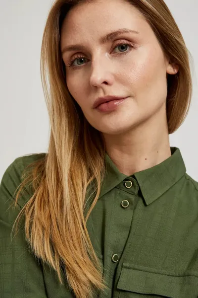 Marisse Women's Shirt L-Ko-4314 Khaki