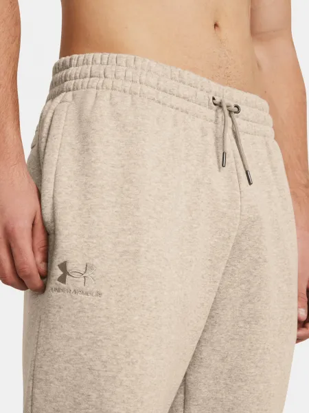 Svetlo hnedé tepláky Under Armour UA Essential Fleece Jogger