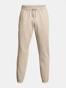 Svetlo hnedé tepláky Under Armour UA Essential Fleece Jogger