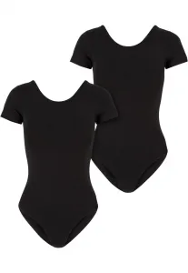 Women's Organic Stretch Jersey Body - 2-Pack Black+Black