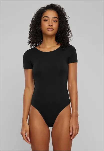 Women's Organic Stretch Jersey Body - 2-Pack Black+Black