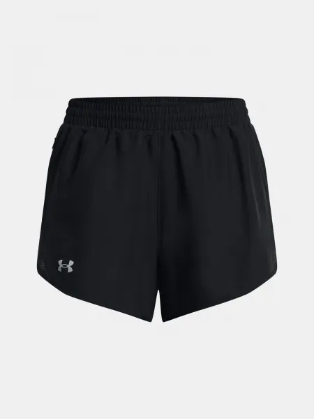 Čierne športové kraťasy Under Armour UA Fly By 3'' Shorts