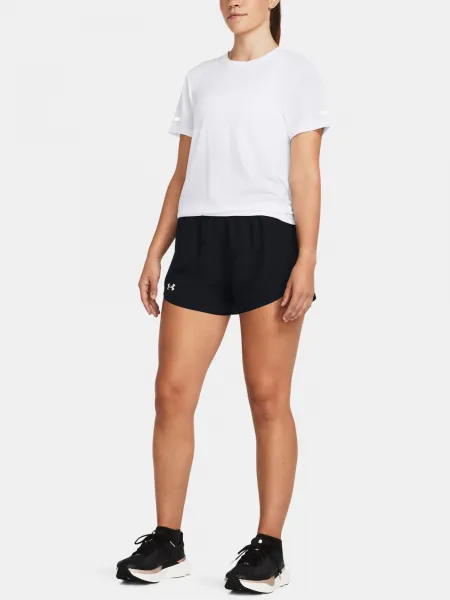Čierne športové kraťasy Under Armour UA Fly By 3'' Shorts
