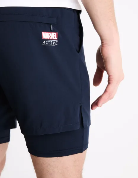 CELIO LGOMARVSH Pánske kraťasy, tmavo modrá, veľkosť