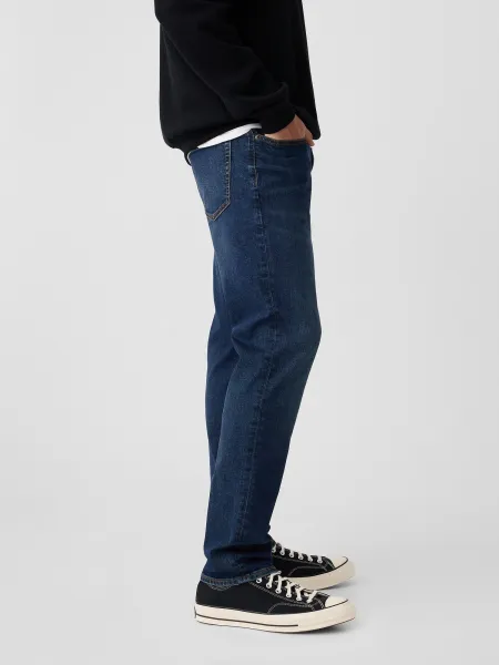 Tmavomodré pánske slim fit rifle GAP Gapflex