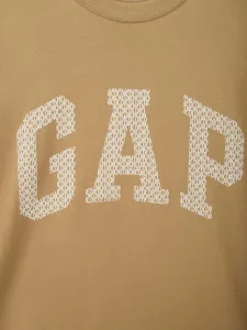 Hnedé pánske tričko s logom GAP