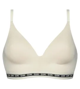 DIM ICONS PADDED TRIANGLE BRA - Dámska vystužená podprsenka bez kostíc - smotanová