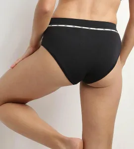 DIM ICONS HIGHWAIST BRIEF - Dámske nohavičky - čierna