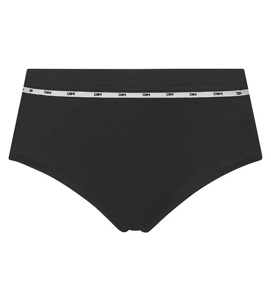 DIM ICONS HIGHWAIST BRIEF - Dámske nohavičky - čierna