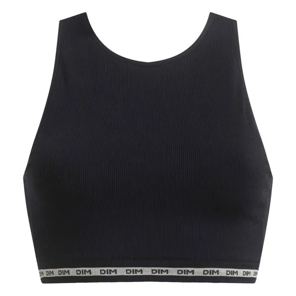 DIM ICONS WIREFREE CROP TOP - Dámsky top - čierna