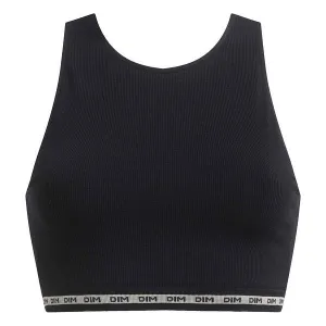 DIM ICONS WIREFREE CROP TOP - Dámsky top - čierna