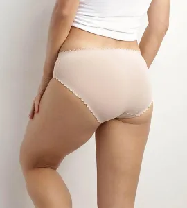 DIM BODY TOUCH MIDI BRIEF 2x - Dámske ponožky 2 ks - čierna - béžová