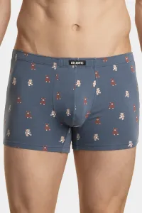 Men's Boxer Shorts ATLANTIC 2Pack - Dark Blue/Blue