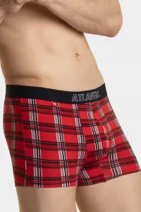 Men's Boxer Shorts ATLANTIC 2Pack - Dark Blue/Red