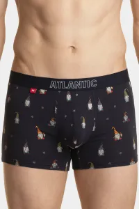 Men's Boxer Shorts ATLANTIC 2Pack - Dark Blue/Red