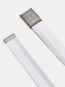 Biely obojstranný opasok Under Armour M Stretch Webbing Belt