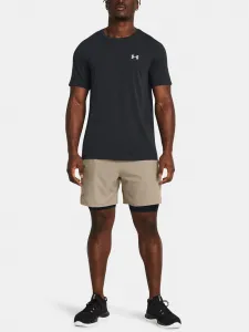 Svetlo hnedé športové kraťasy Under Armour UA Vanish Woven 2in1 Sts