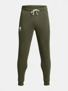 Kaki športové tepláky Under Armour UA Rival Terry Jogger