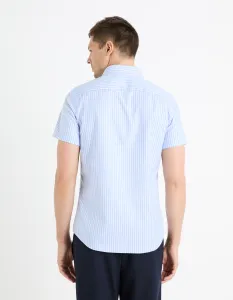 Celio Striped slim shirt Fasanuremc - Men's