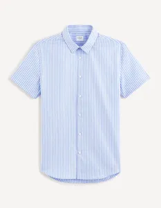 Celio Striped slim shirt Fasanuremc - Men's