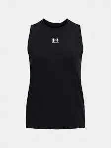 Čierne športové tielko Under Armour Campus Muscle Tank