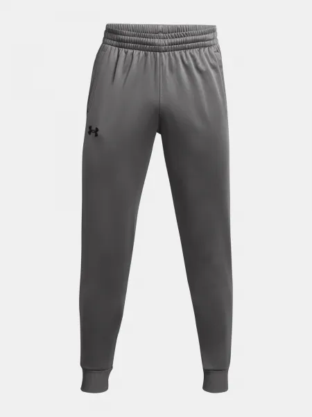Šedé pánske športové tepláky Under Armour UA Armour Fleece Joggers