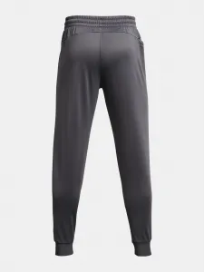 Šedé pánske športové tepláky Under Armour UA Armour Fleece Joggers