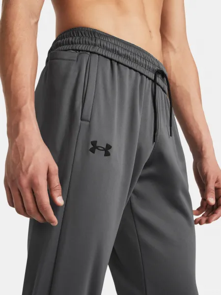 Šedé pánske športové tepláky Under Armour UA Armour Fleece Joggers